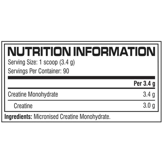 Cellucor Cor-Performance Creatine Monohydrate – Unflavoured – 306g – 90 Servings
