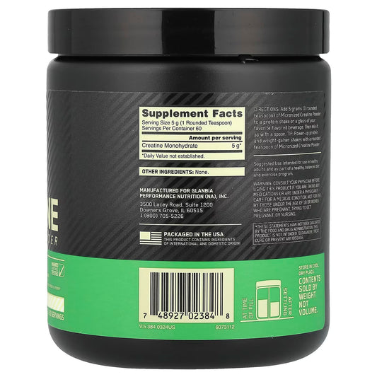 Optimum Nutrition Micronized Creatine Powder