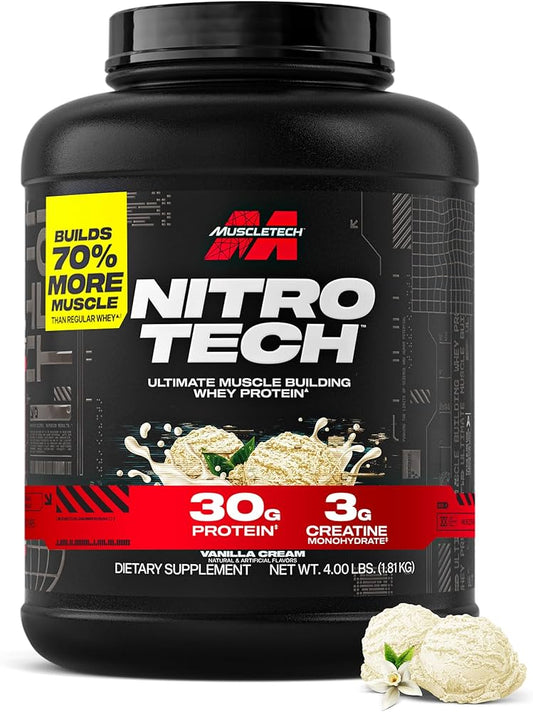 Nitro Tech Ultimate Muscle Building Whey Protein