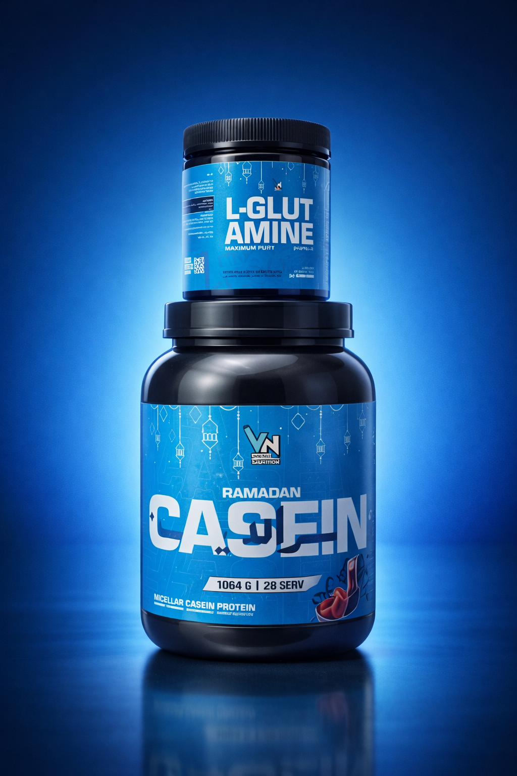 Casein Protein 1kG Vertex Nutrition plus Glutamine